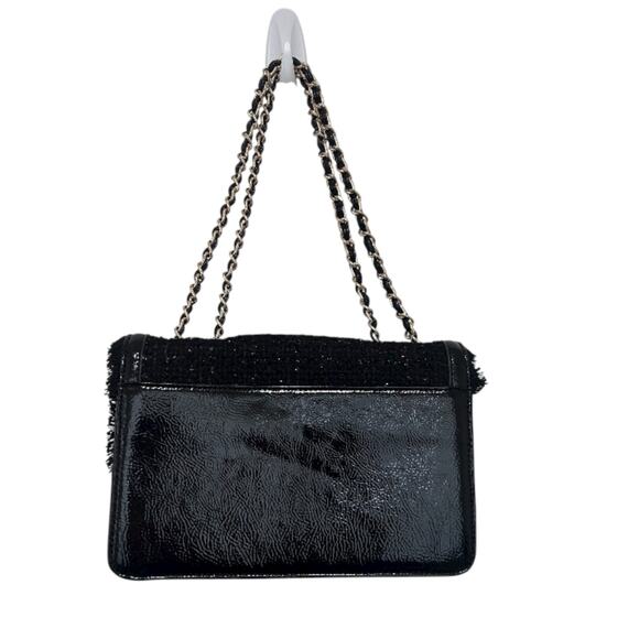 Anne Klein Black Tweed Bag - Picture 4 of 5